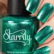 Starrily Bellatrix - Bright Green Reflective Metallic Foil Flakie Nail Polish