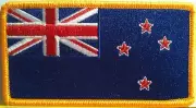 NEW ZEALAND Flag Patch W/ VELCRO® BrandFastener Military Emblem #10