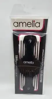 2 Amelia Hair Pick Combs NOS Made In USA