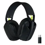 G435 Wireless Bluetooth Gaming Headset, Lightweight, built in mics, 18h battery, compatible with Dolby Atmos, PC, PS4, PS5, Mobile, Black