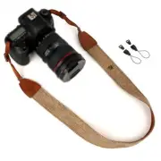 WANBY Camera Strap Khaki Canvas Neck Shoulder Strap with Quick Release Buckle...