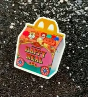 5pc. 90s Vintage, Happy Meal, Hamburger, Coke, and Fries Cabochon, Planar Resin