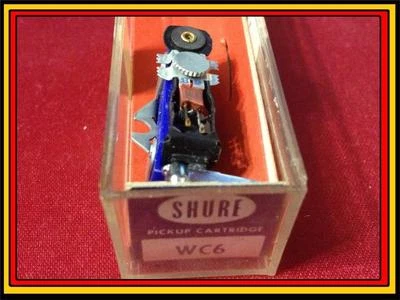 Genuine Shure WC6 Turntable Cartridge w/ A6S Needle/Stylus PC6SNA Sonotone 3T-S