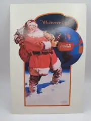 1991 Christmas Coke-Cola KMart Post Card