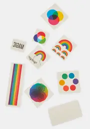 [TATTLY] Rainbow Temporary Tattoo Set