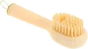 FOMIYES Ergonomic Shoe Cleaning Brush with Liquid Dispenser Multi Purpose Household Scrub Brush for Clothes and Shoes Soft Bristles Storage Dual Use Wet Dry Cleaning