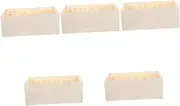 LABRIMP 5pcs Wardrobe Storage Box for Jeans Thin Basket Drawer T-shirt Organizer Closet Organizer Clothes for Closet