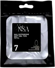 Soft Gel Tips Individual Refill Sizes 50pcs - Oval