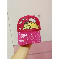 在飛比找蝦皮購物優惠-女童Hello Kitty 鴨舌帽 棒球帽 女童防曬遮陽帽