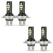4X H7 LED Headlight Low Beam Lights Bulbs 60000LM 6000K 220W Cool White