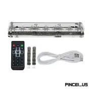 IN-14 6-Digit Nixie Tube Clock Desktop Clock Remote Control LED Colorful Light