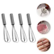 4 Pcs Whisk Model Eggbeater Decors Tiny Baking Ornaments Micro Scene