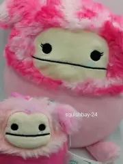 Squishmallows 7" & 3.5" Caparinne the Bigfoot Clip On Bundle BNWT