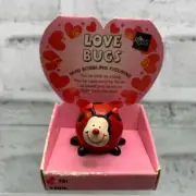 Russ Love Bugs Mini Bobbling Figurine Lady Bug Valentine's