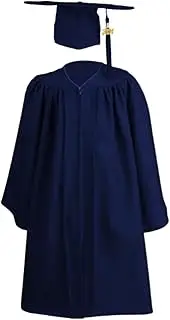Generic Kids Graduation Gown - Child Matte Graduation Set - Children's Academic Dress, School Uniforms for Kids 2024