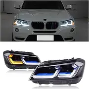 Car Lights Compatible For BMW X3 F25 Headlight 2010-2013 LED Projector Head Lamps Assembly DRL Turn Signal Car Accessories