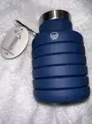 Mayim Collapsible Water Bottle - Food Grade Silicone -200-550ml - Navy Blue a-1
