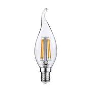 Lumenovo 4W E14 2700K Flame Tip Candle LED Filament Bulb