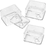 GREENADSCAPE 3pcs Hand Crank Music Box Kit with Transparent Plastic Case for DIY Projects Vintage Music Box Mechanism for Assembly and Display and Creative Crafts