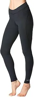 [TERRY] Cycling Padded Bike Pants Womens Thermal Bike Tights 29" Long Wind Resistant Biking Leggings for Women With Pocket
