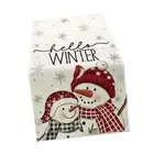 Christmas Table Runner Kitchen Seasonal Winter Sideboards Snowman Tablecloth