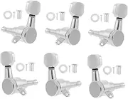 Parliky 6pcs Guitar Use Pegs Quick Tune Locking Mechanism for Acoustic Electric Guitars