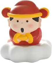 Fortune Statue Chinese - Fortune-Bringing CAI Shen Figurine Classic | Car Dashboard Ornament, Desktop Decoration for Workplace and Car