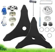 Brush Trimmer Cutter | 3 Teeth Grass Edger Cutter - Mowing Machine Attachment for Yard Maintenance Vegetation Control Landscaping Farming