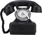 Akozon Vintage R Antique Phone Landline Telephone Home Desk Decor Ornament Photograph Props for Home Use, Multifunctional Accessory