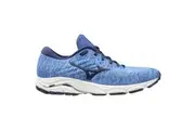 Mizuno | Womens Wave Inspire 16 Waveknit Supportive Arch Running Shoes (Ultra Marine/White/Dark Blue)