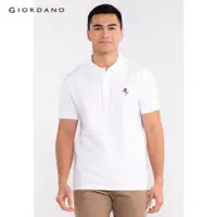 在飛比找蝦皮購物優惠-Giordano MEN 男士小號拿破崙刺繡 Polo 衫 