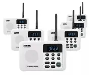 Wuloo Wireless Home Intercom System 6 Stations 6 Pack WL-888 White Brand New FS!