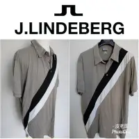 在飛比找Yahoo!奇摩拍賣優惠-【皮老闆】二手真品 J.LINDEBERG 衣服 上衣 短袖