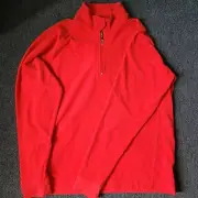 Men's Callaway Tour Authentic Turtleneck Zip Outerwear Jacket Red Large
