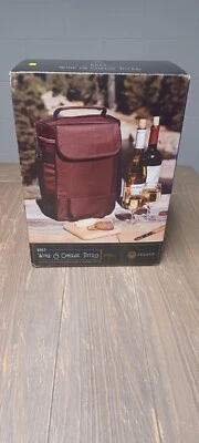 New Legacy Duet Wine Insulated Tote New Missing Cheese Tool And Board