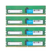 Crucial 64GB (4X 16GB) DDR4 3200MHz PC4-25600 ECC Registered Server RDIMM Memory