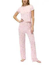 Honeydew Somewhere Sunny Tee Pant Set