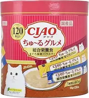 CIAO Churu Complete Nutrition Meal Tuna & Seafood Variety Cat Treats (120pcs/pk)