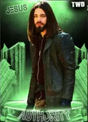 Topps The Walking Dead Card Trader 2020 Authority Jesus Green Digital Card