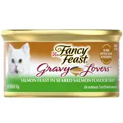 Fancy Feast Salmon Feast Seared Salmon Gravy Cat Food Can 85gx24
