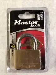 Master Lock 150D Keyed Solid Brass Padlock / 2 Keys / 2" Wide / Keyed Different
