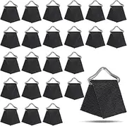 24 Pcs Trampoline Triangle Buckle Replacement Triangle Rings Buckle V-Rings High Strength Trampoline Triangle Rings for Trampoline Repair