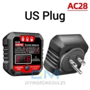 ANENG AC28 Digital Display Socket Tester US/EU Polarity Phase Pheck Detector