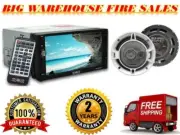 Absolute DD-3000ABT 7" Double Din DVD / CD / MP3 / USB / Bluetooth ADP w Speaker