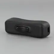 Peanut-Shaped Black In-line Toggle Switch For SPT-1 & SPT-2 Lamp Cord 48427BJB