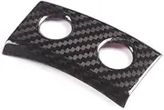 Car Rear Tailgate Switch Button Box Sticker Car Interior Accessories for Fe&rra&ri 458 2011-2016 Trim Interior (Color : Carbon Black)