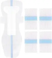Waterproof Swimming Pads Women, 4X Soft Discreet Patch, 16.54x6.5 Inches, Silicone Protective Pads Water Sports, Hygienic Liners for Swimsuits, Spa, Extended Daily Use
