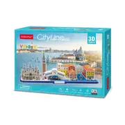 Cubic Fun City Line Venice Kids/Childrens 3D Puzzle 53x18.1x20.5cm 8y+