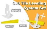 900 Tile Leveling System Set, Tiles Leveler Spacers Wedges Clips 1/16 Set