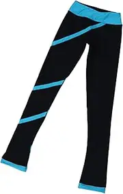 [HAPINARY] Pants Pantalón De Mujer Pants for Man Figure Skating Pants Ice Skating Pants Ice Pants Pantalon De Cuero Para Mujer Training Suits Running Trousers Figure Skating Bottoms Spiral